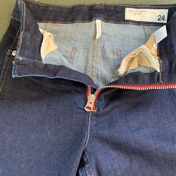 Rag & bone Nina high rise cigarette 24 vgc frayed - Picture 6 of 15